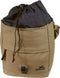 Greenlands enkele canvas fietstas Travel - 20 liter - camel - gevoerd met spijkerstof - incl. regenhoes