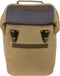Greenlands enkele canvas fietstas Travel - 20 liter - camel - gevoerd met spijkerstof - incl. regenhoes