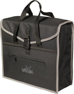 Greenlands fietstas - shopper tas - 20l - zwart/grijs