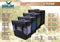 Greenlands - pakaf tas - fietstas - reflecterende bies - 17 Liter - voorgevormd - Links - Zwart