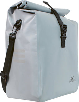 Greenlands Waterproof - fietstas - waterdichte fietstas - rolsluiting - grijs - 18,5 liter