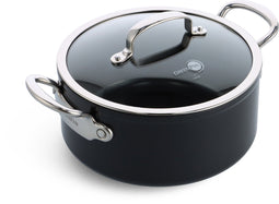 GreenPan Barcelona Pro Kookpan - Met deksel - Zwart - Ø24cm / 4.9 liter
