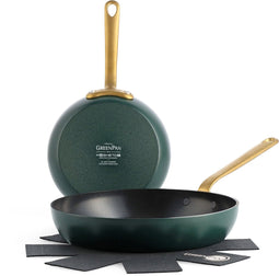 GreenPan Craft 2-delige Koekenpannenset Groen - Ø20 & Ø28cm - Alle warmtebronnen - PFAS-vrij