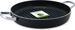 GreenPan Essentials grillpan Ø28cm - zwart - Inductie - PFAS-vrij