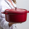 GreenPan Featherweights stoofpan 24cm - 5,3l - Rood - PFAS-vrij