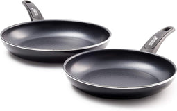 GreenPan Kitchen Stories Keramische koekenpannenset Ø 24cm + Ø 28cm - zwart - inductie - PFAS-vrij