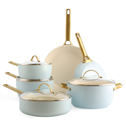 Greenpan Padova Reserve Light Blue 10-delige set - PFAS-vrij