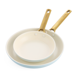 Greenpan Padova Reserve Light blue 2-delige koekenpannenset - 20cm en 26cm - PFAS-vrij