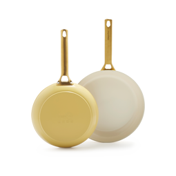 GreenPan Padova Reserve Sunshine Yellow 2-delige koekenpannenset - 20 en 28cm - PFAS-vrij