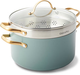 GreenPan Padova Skyblue Stoomset -3-delig Ø24cm - 5.7l - PFAS-vrij