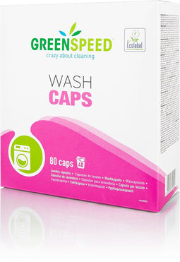 Greenspeed - Wasmiddel greenspeed wash caps universeel 80 stuks