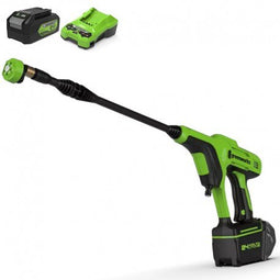 Greenworks 24 Volt Hogedrukreiniger met 1 x 4Ah accu en lader