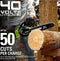 Greenworks 40 volt accu kettingzaag incl 2 x 2.0Ah accu en oplader