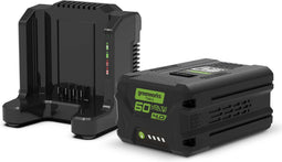 Greenworks 60 volt 4Ah accu met 60 volt oplader
