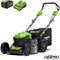 Greenworks Accugrasmaaier 40 volt incl accu en lader GD40LM46SPK4