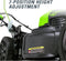 Greenworks Accugrasmaaier 40 volt incl accu en lader GD40LM46SPK4