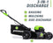 Greenworks Accugrasmaaier 40 volt incl accu en lader GD40LM46SPK4