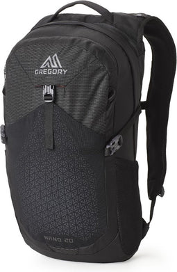 GREGORY Vrije tijd rugzak Rugzak Nano 20 Backpack Obsidian Black Zwart