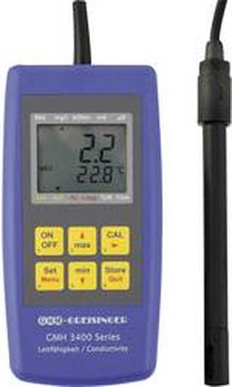 Greisinger GMH 3431 Combimeter Total dissolved solids (TDS), Geleidingsvermogen, Saliniteit, Temperatuur