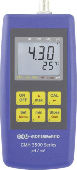 Greisinger GMH 3551 Combimeter pH-waarde, Redox (ORP), Temperatuur