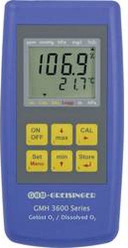 Greisinger GMH 3611-GL Zuurstofmeter Druk, O₂-concentratie, O₂-verzadiging