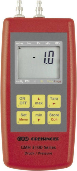 Greisinger GMH3161-002 Gasdrukmeter Luchtdruk, Niet-agressieve gassen, Corrosieve gassen -5 - +5 mbar