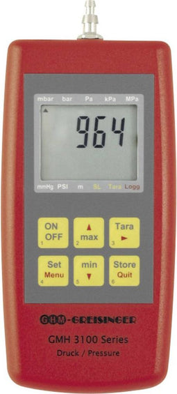 Greisinger GMH3181-12 Gasdrukmeter Luchtdruk, Niet-agressieve gassen, Corrosieve gassen 0 - 1.3 bar