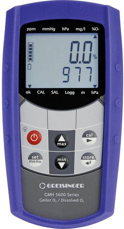 Greisinger GMH5630 Combimeter O₂-concentratie, O₂-verzadiging, Druk, Temperatuur