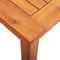 vidaXL - Tuintafel - 215x90x74 - cm - massief - acaciahout