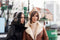 Grey sheepskin ear muffs