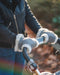 Grey Sheepskin Pram Hand Warmer