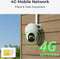 Reolink Go-serie G430 - 4 MP buitenbatterijcamera - 4G LTE netwerk 355° pan 140° kantelen