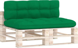 vidaXL - Palletkussens - 2 - st - stof - groen