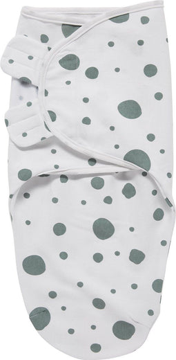 Meyco SwaddleMeyco Dots inbakerdoek - 100% katoen - Stone Green (4-6 maanden)