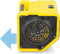 TROTEC Vloerventilator TFV 10 - Turboventilator - 90 W - Geel met zwart
