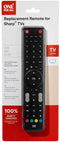 One For All URC 1921 - Afstandsbediening - Vervangt Sharp TV - Zwart