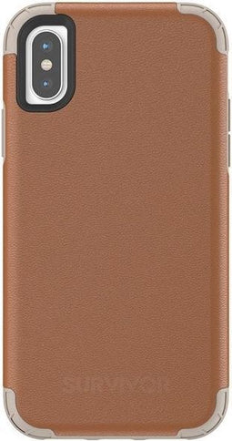 Griffin Survivor Prime Leather Apple iPhone X/XS Brown TA43866
