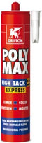 Griffon 6303764 Poly Max High Tack Express Montagelijm - Koker - Wit - 435gr