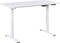 GRIFTON - Verstelbaar bureau - Wit - 120 cm - Staal