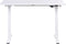 GRIFTON - Verstelbaar bureau - Wit - 120 cm - Staal