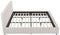 Juskys Florence - Gestoffeerd Bed - 180x200cm - Crème