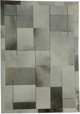 Grijs vloerkleed - 120x170 cm - Symmetrisch patroon A-symmetrisch patroon - Modern