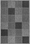 Grijs vloerkleed - 120x170 cm - Symmetrisch patroon - Modern