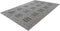 Grijs vloerkleed - 160x230 cm - A-symmetrisch patroon - Modern