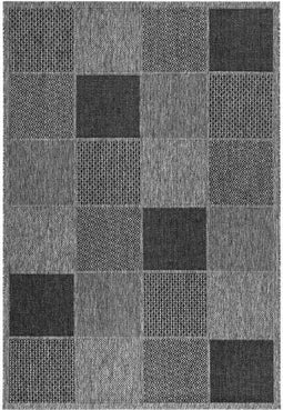 Grijs vloerkleed - 160x230 cm - Symmetrisch patroon - Modern