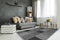 Grijs vloerkleed - 160x230 cm - Symmetrisch patroon - Modern