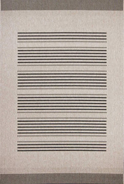 Grijs vloerkleed - 200x290 cm - A-symmetrisch patroon - Modern