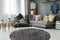 Grijs vloerkleed - 200x290 cm - Effen - Modern