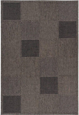 Grijs vloerkleed - 200x290 cm - Symmetrisch patroon - Modern