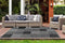 Grijs vloerkleed - 200x290 cm - Symmetrisch patroon - Modern